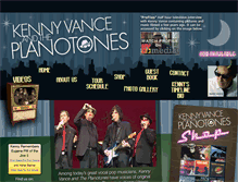 Tablet Screenshot of kennyvanceandtheplanotones.com